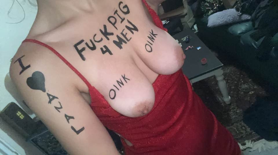 More of this amateur slut bondage - insult this whore! #bsAleBMu